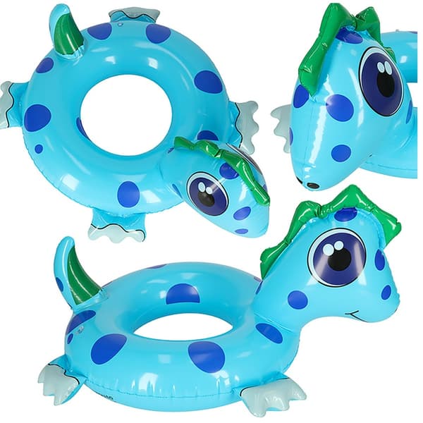 Uppblåsbart dinosaurie-simhjul 50 cm