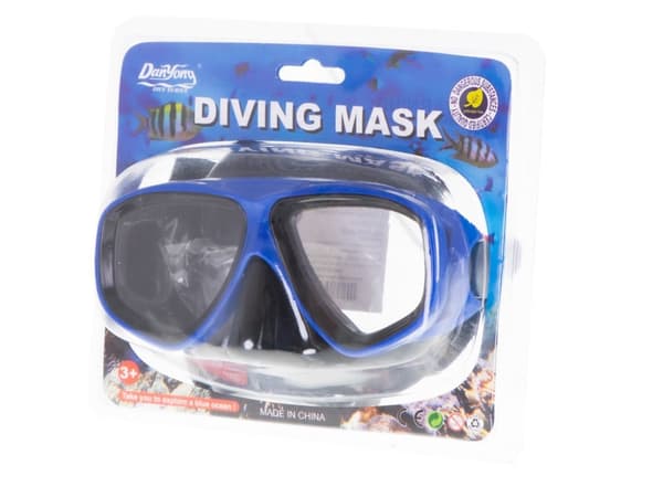 Dykmask simglasögon svarta