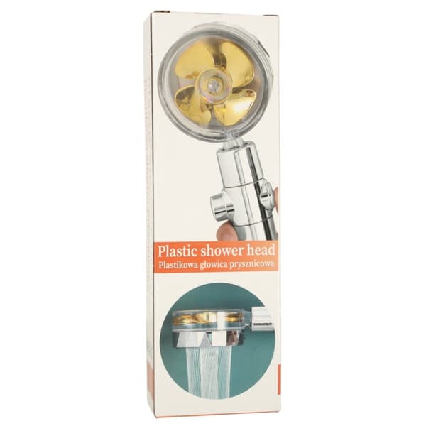 Handdusch med turbinfläkt guld