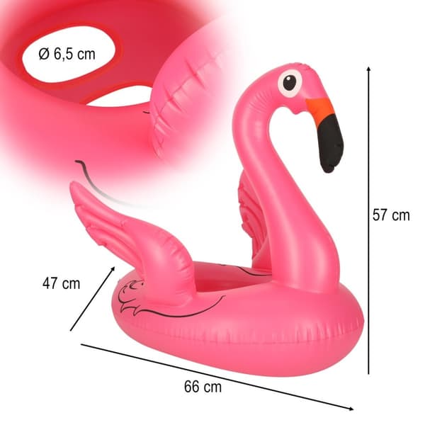 Uppblåsbart barnpontonhjul flamingo