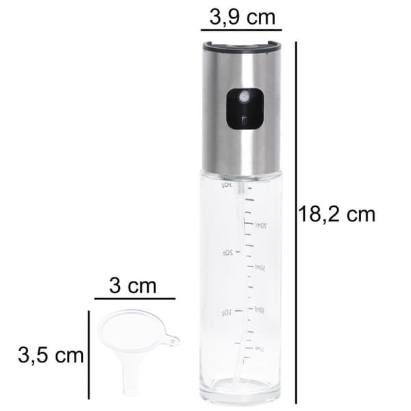 Oljedispenserspruta med 100 ml skala