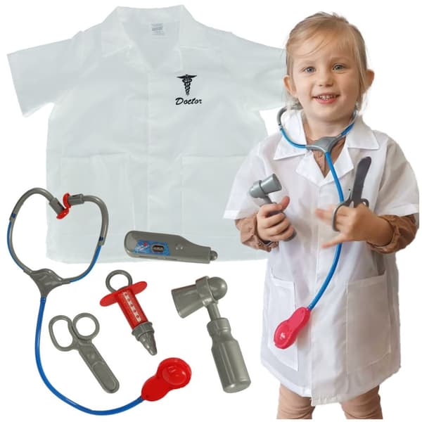 Karnevalsdräkt läkarset 3-8 år