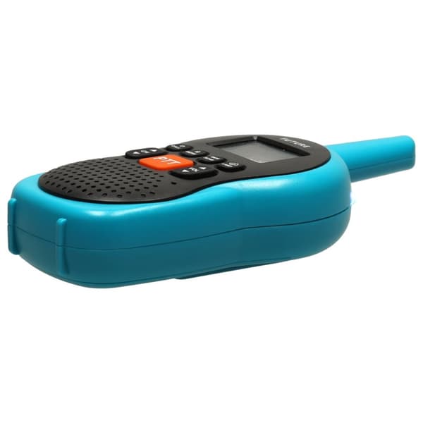 Walkie-talkie walkie-talkies för barn, 3 km räckvidd, set om 2 st.