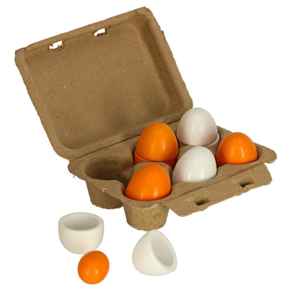 Lekägg avtagbara trääggulor