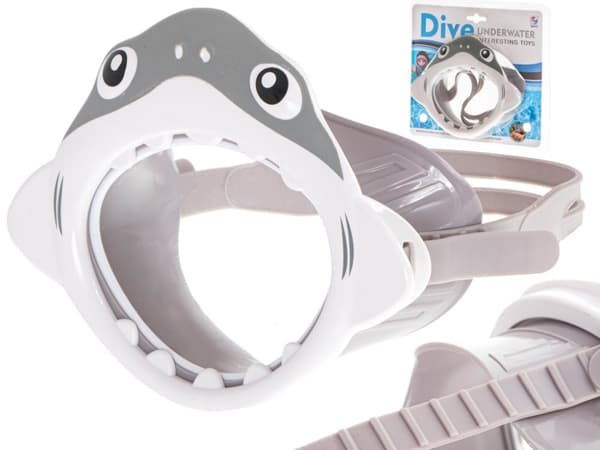Dykmaskglasögon för barn med haj