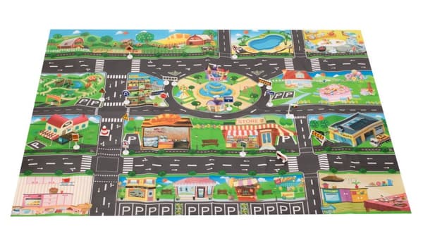 Vattentät färgmatta för stadsgator och vägskyltar 130x100cm