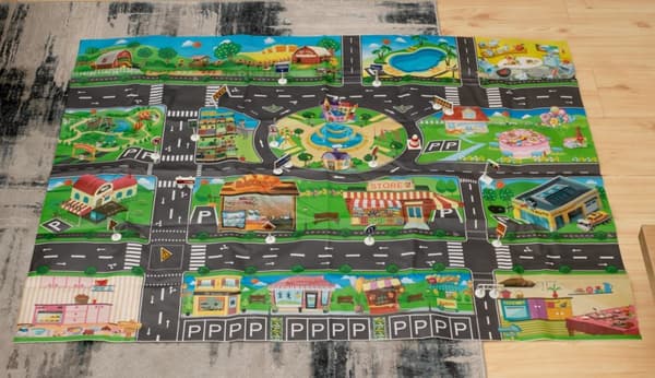 Vattentät färgmatta för stadsgator och vägskyltar 130x100cm