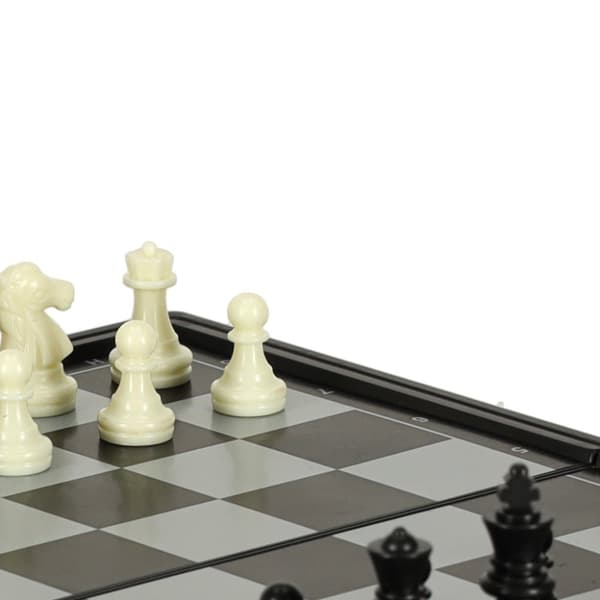 Magnetisk schackpjäs pusselspel