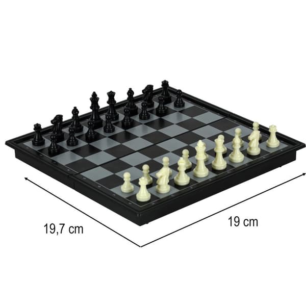 Magnetisk schackpjäs pusselspel
