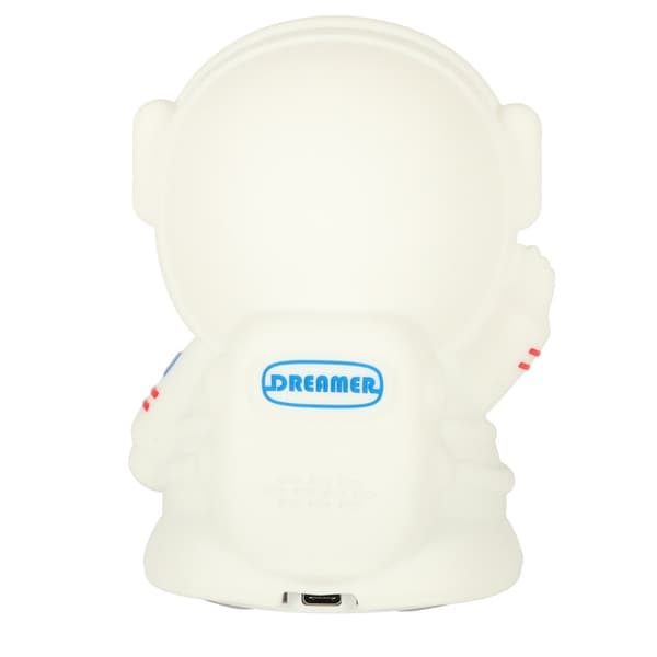 Silikon nattlampa vit astronaut