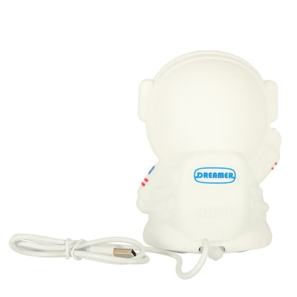 Silikon nattlampa vit astronaut