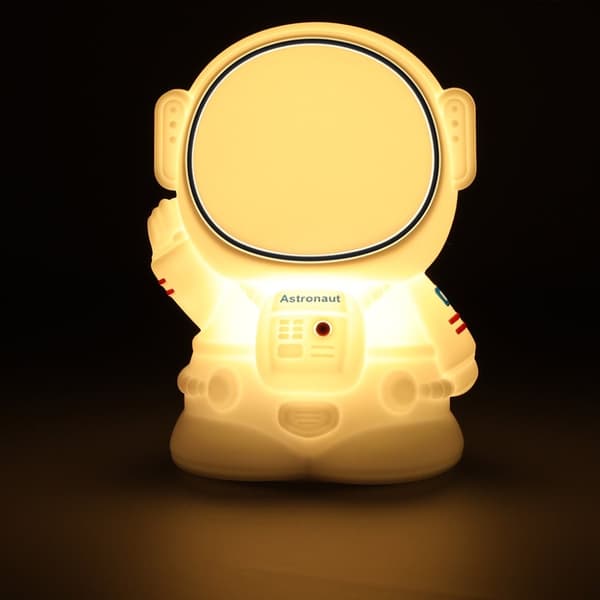 Silikon nattlampa vit astronaut