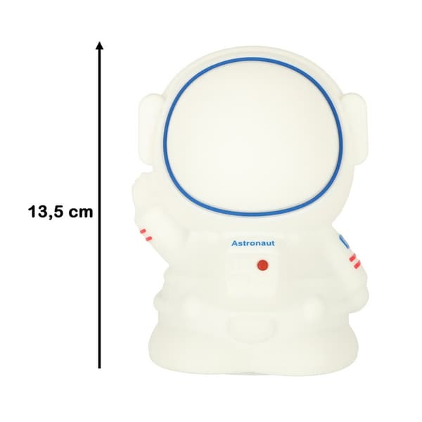Silikon nattlampa vit astronaut