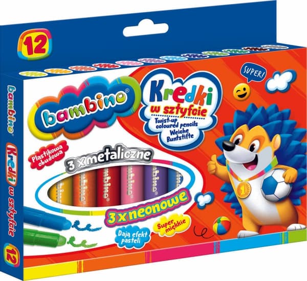 Pennkritor 12 färger