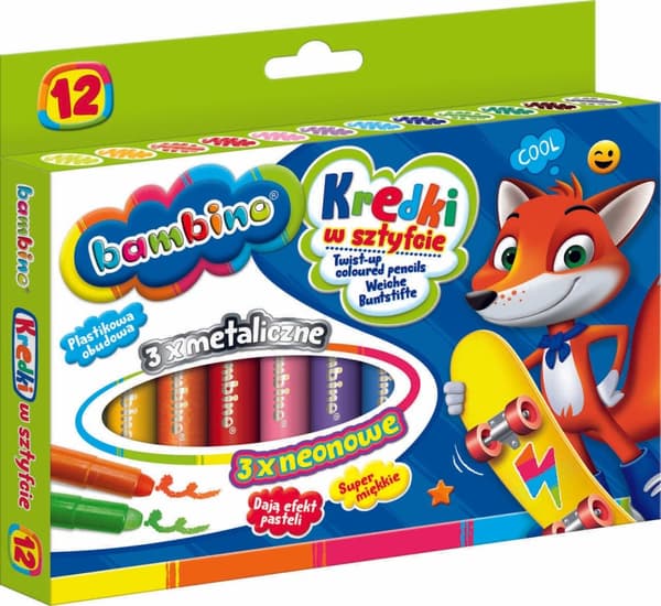 Pennkritor 12 färger
