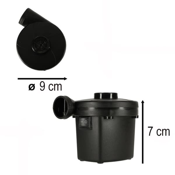 Elektrisk madraspump 12V/240V-munstycken
