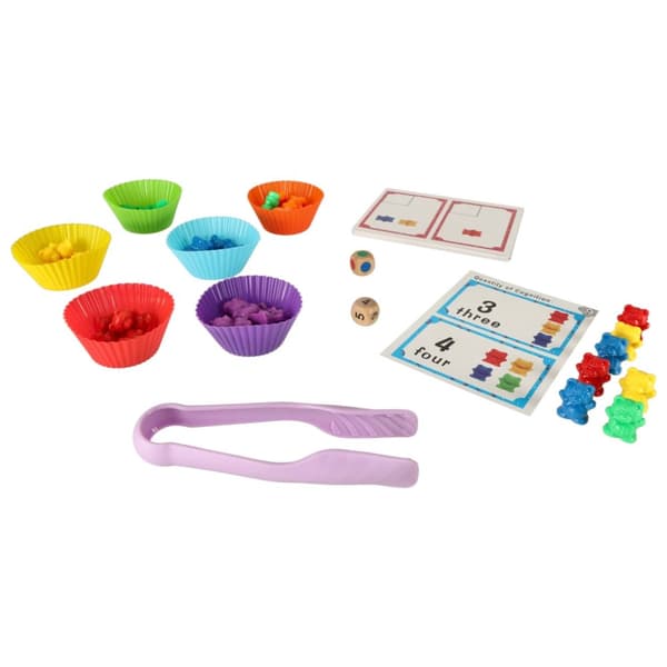 Nallebjörnar pedagogiskt lärande att räkna Montessori 44el.
