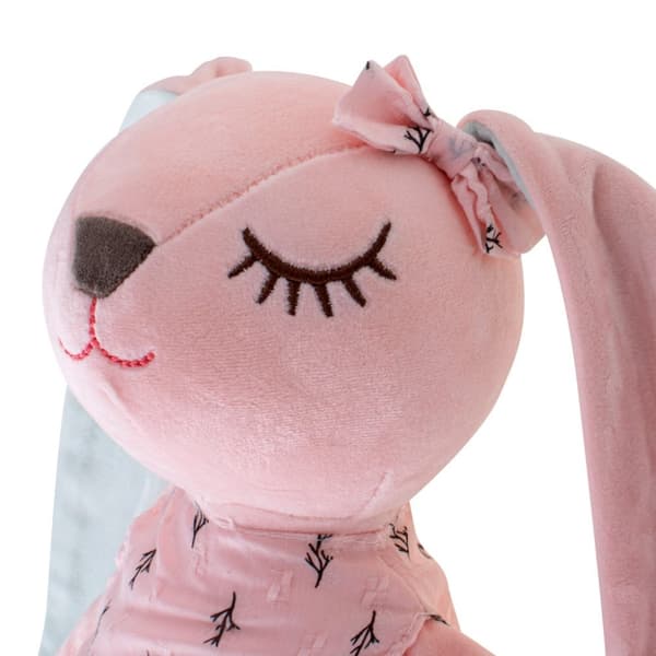 Plyschkaninmaskot rosa 52cm