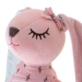 Miniatyrbilde 3 av 10: Plyschkaninmaskot rosa 52cm