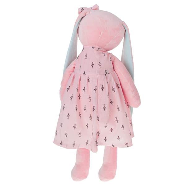 Plyschkaninmaskot rosa 52cm