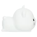 Miniatyrbillede 3 af 9: Silikon nattlampa vit RGB katt liggande