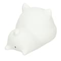 Miniatyrbillede 4 af 9: Silikon nattlampa vit RGB katt liggande