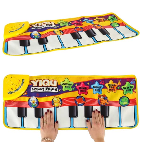 Pedagogisk minipianomatta 72x29cm