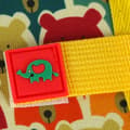 Miniatyrbild 4 av 11: Bärbar mjuk anteckningsbok med svarta tavlan och skissblock, nallebjörn