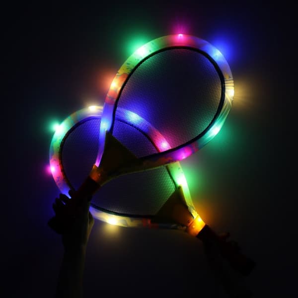 LED-belysta tennisracketar + dart