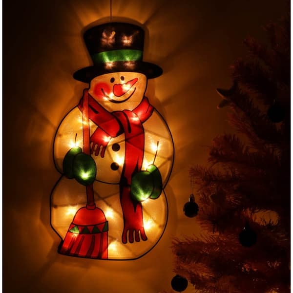 LED-hänglampor juldekoration snögubbe 45cm