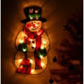Miniatyrbillede 5 af 8: LED-hänglampor juldekoration snögubbe 45cm