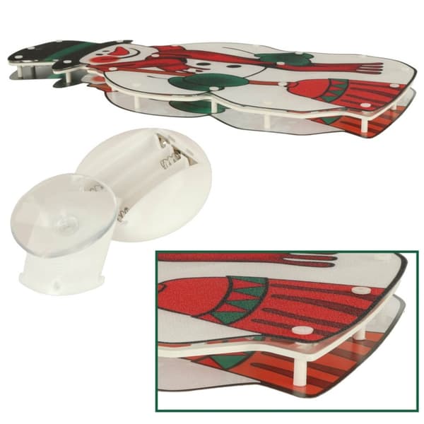 LED-hänglampor juldekoration snögubbe 45cm