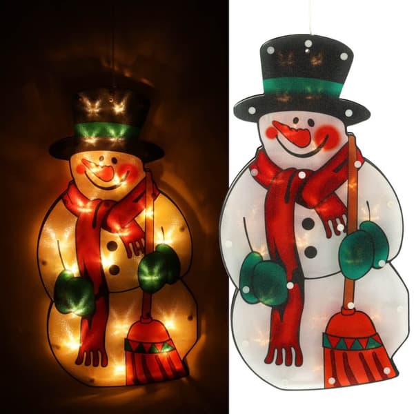 LED-hänglampor juldekoration snögubbe 45cm