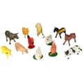 Miniatyrbilde 5 av 9: Bondgårdsdjursfigurer set ko häst 12 delar