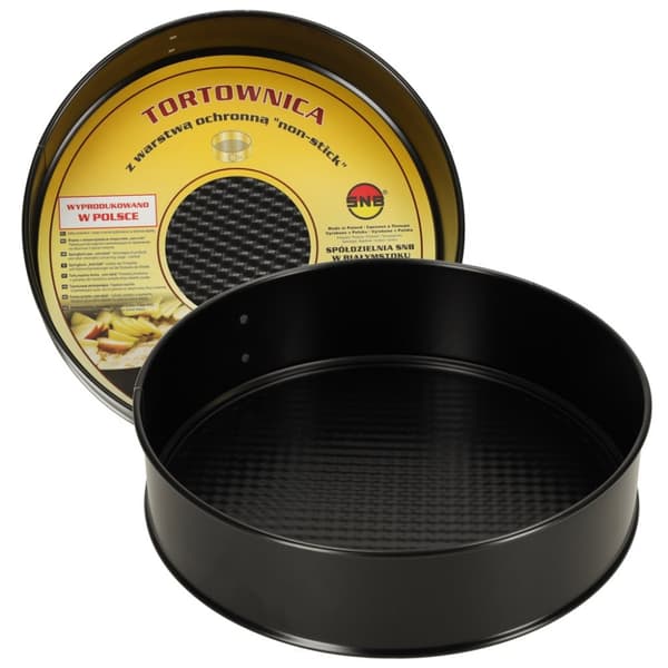 Bakform med avtagbar kant 24 cm svart