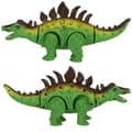 Miniatyrbilde 4 av 6: Fjärrstyrd dinosaurie RC Stegosaurus går, lyser upp, vrål