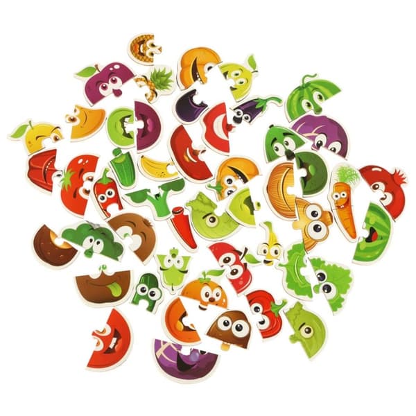 Frukt-/grönsakskonservpussel 25 pussel