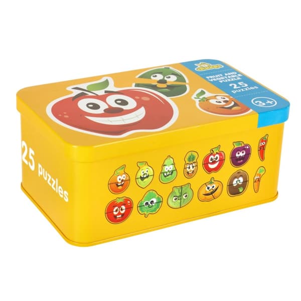 Frukt-/grönsakskonservpussel 25 pussel