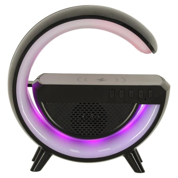 LED G-lampa med induktiv laddare svart