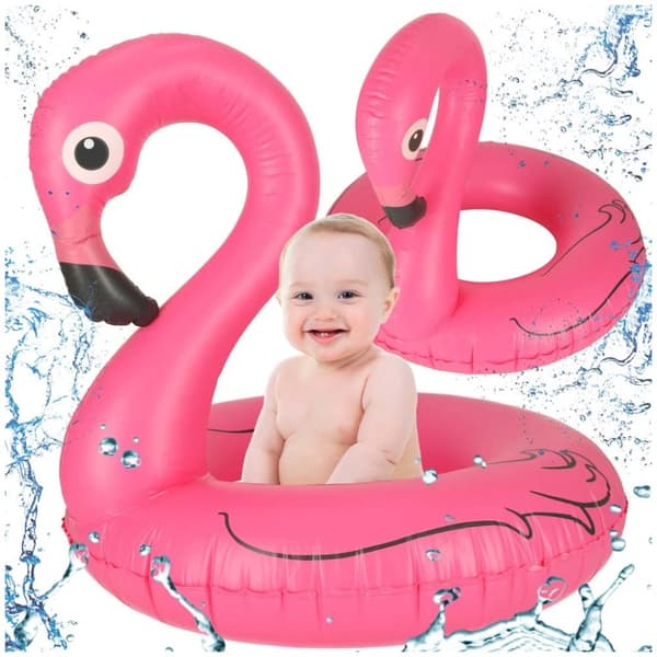 Flamingo uppblåsbart hjul 90 cm