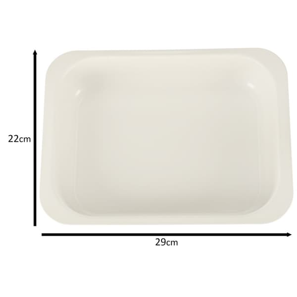 Bakplåt stämplad 29cm x 22cm x 60cm brun