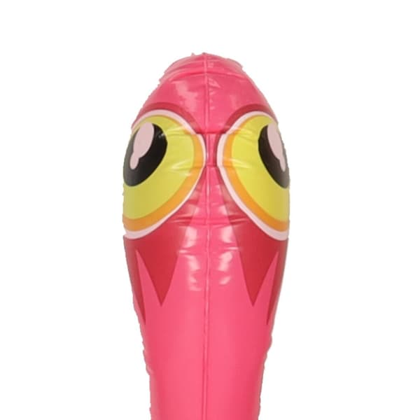 Uppblåsbar poolmadrass med nudlar och flamingo 131 cm