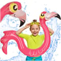 Pikkukuva 1 / 7: Uppblåsbar poolmadrass med nudlar och flamingo 131 cm