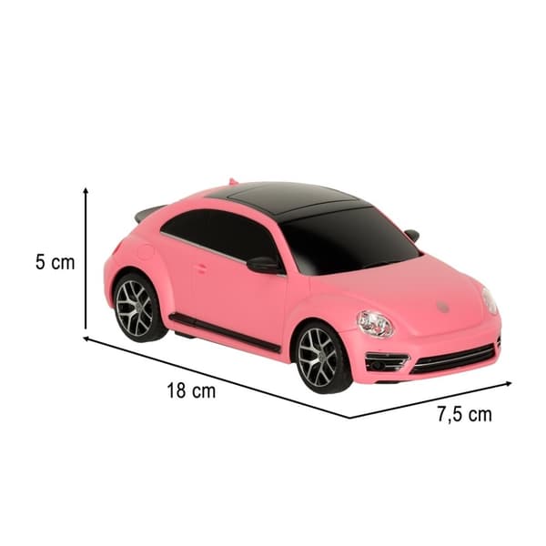 RC-bil 1:24 Volkswagen Beetle-UV rosa