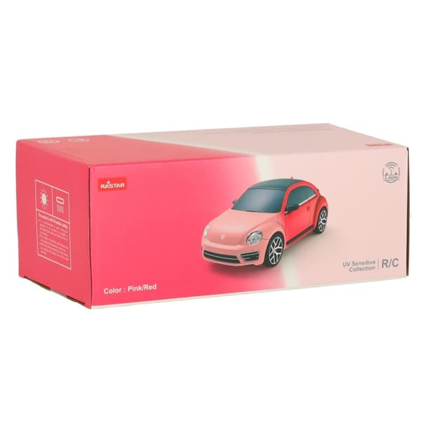 RC-bil 1:24 Volkswagen Beetle-UV rosa