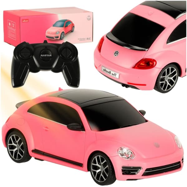 RC-bil 1:24 Volkswagen Beetle-UV rosa