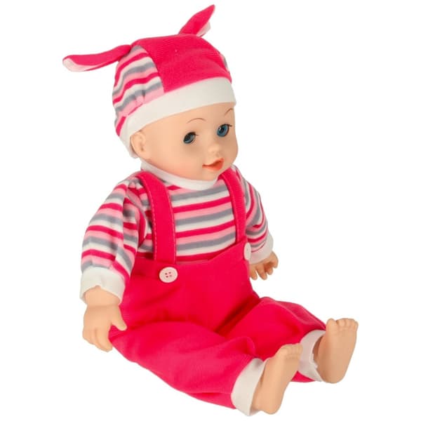 Maya babydocka med ljud rosa 40 cm