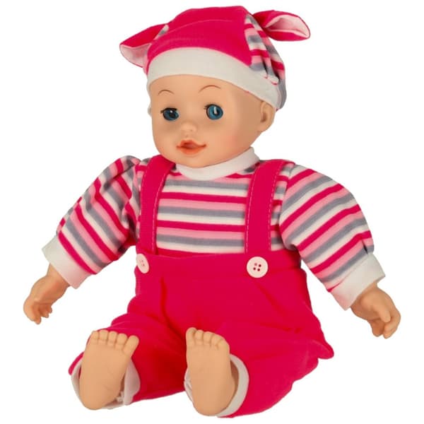 Maya babydocka med ljud rosa 40 cm