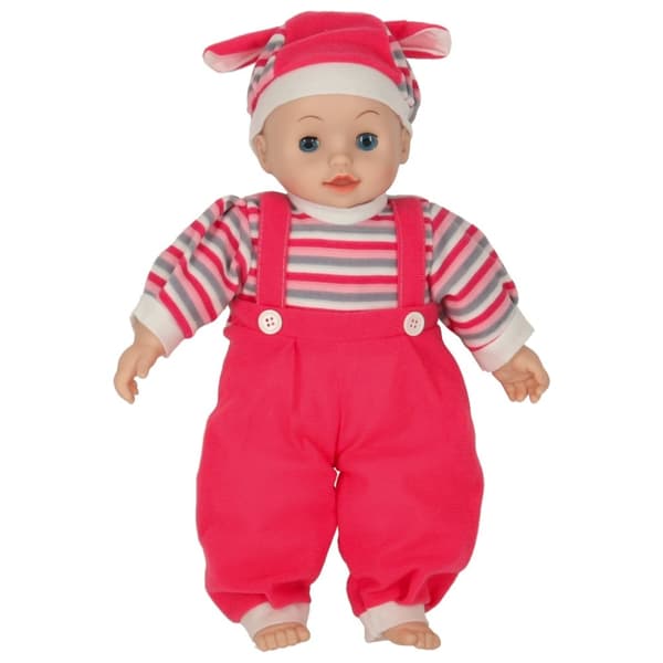 Maya babydocka med ljud rosa 40 cm