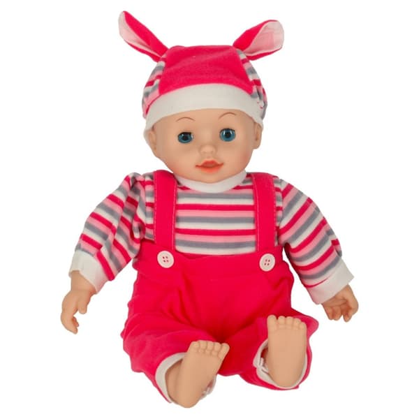 Maya babydocka med ljud rosa 40 cm